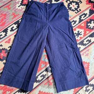 Cos navy blue wide leg